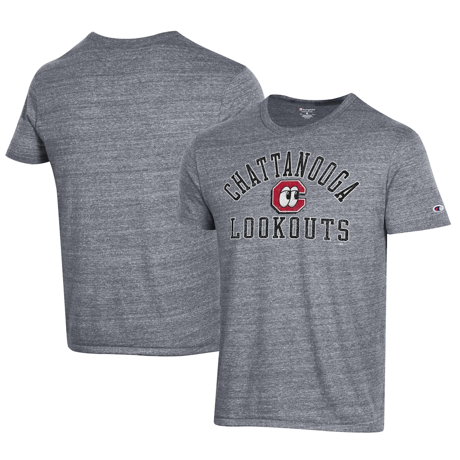Men's Chattanooga Lookouts Champion Gray Ultimate Tri-Blend T-Shirt Men's Chattanooga Lookouts Champion Gray Ultimate Tri-Blend T-Shirt