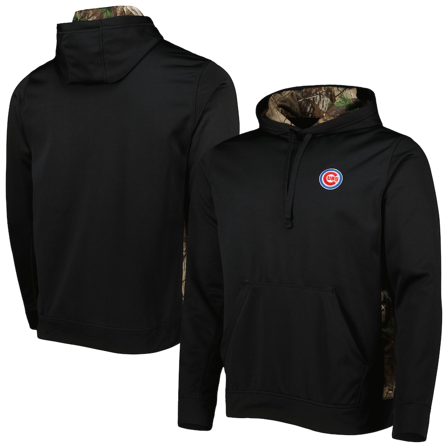 Men's Chicago Cubs Dunbrooke Black Ranger Pullover Hoodie Men's Chicago Cubs Dunbrooke Black Ranger Pullover Hoodie