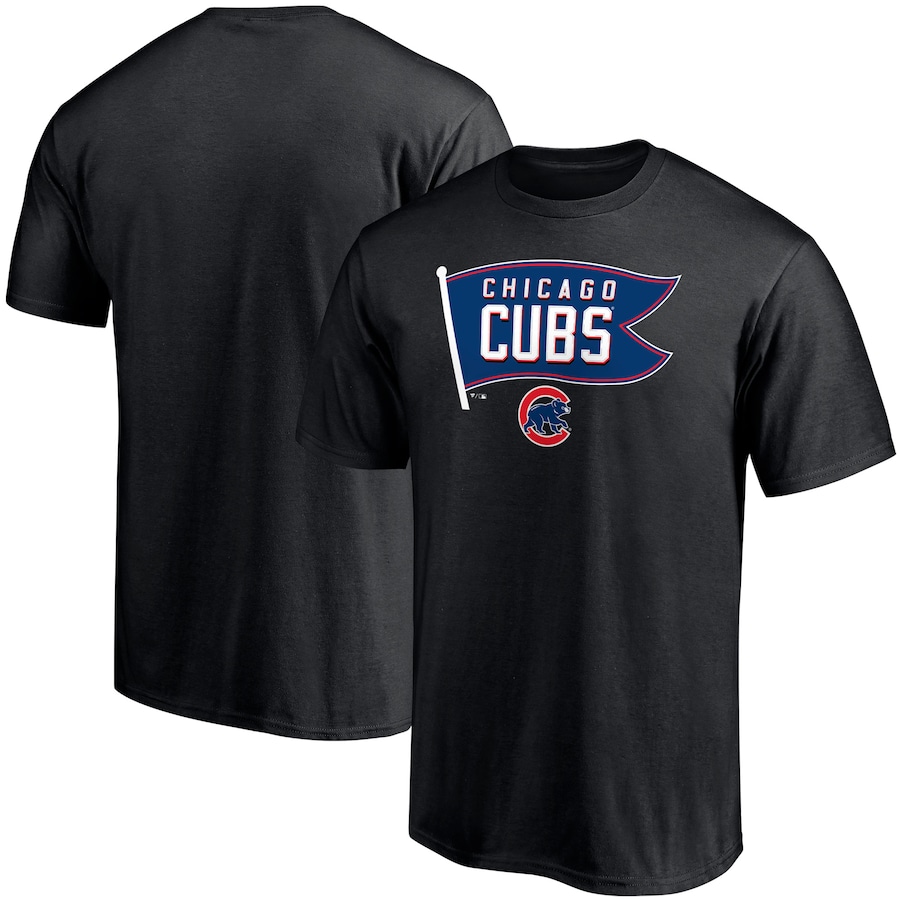 Men's Chicago Cubs Black Hometown T-Shirt