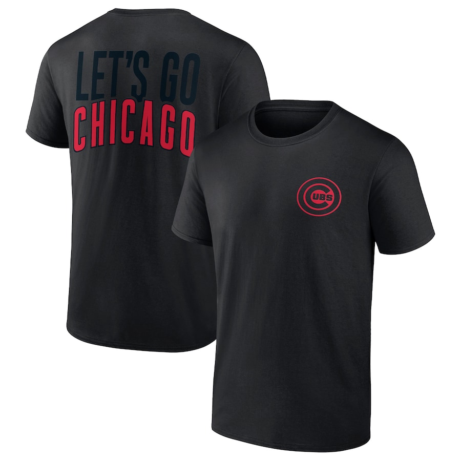 Men's Chicago Cubs Black In It To Win It T-Shirt Men's Chicago Cubs Black In It To Win It T-Shirt