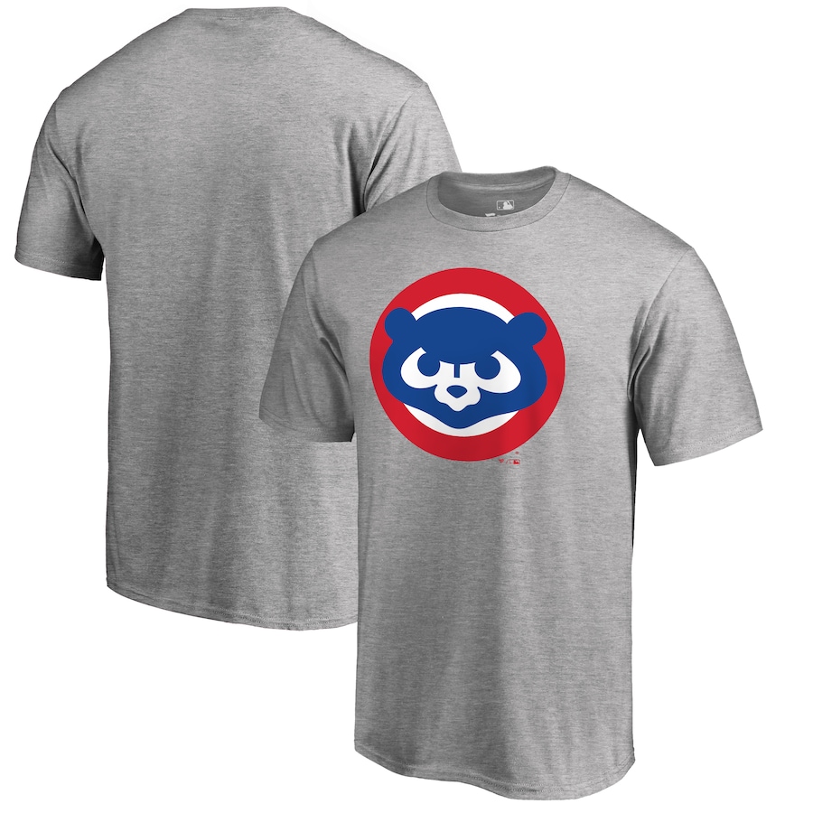 Men's Chicago Cubs Heathered Gray Huntington T-Shirt