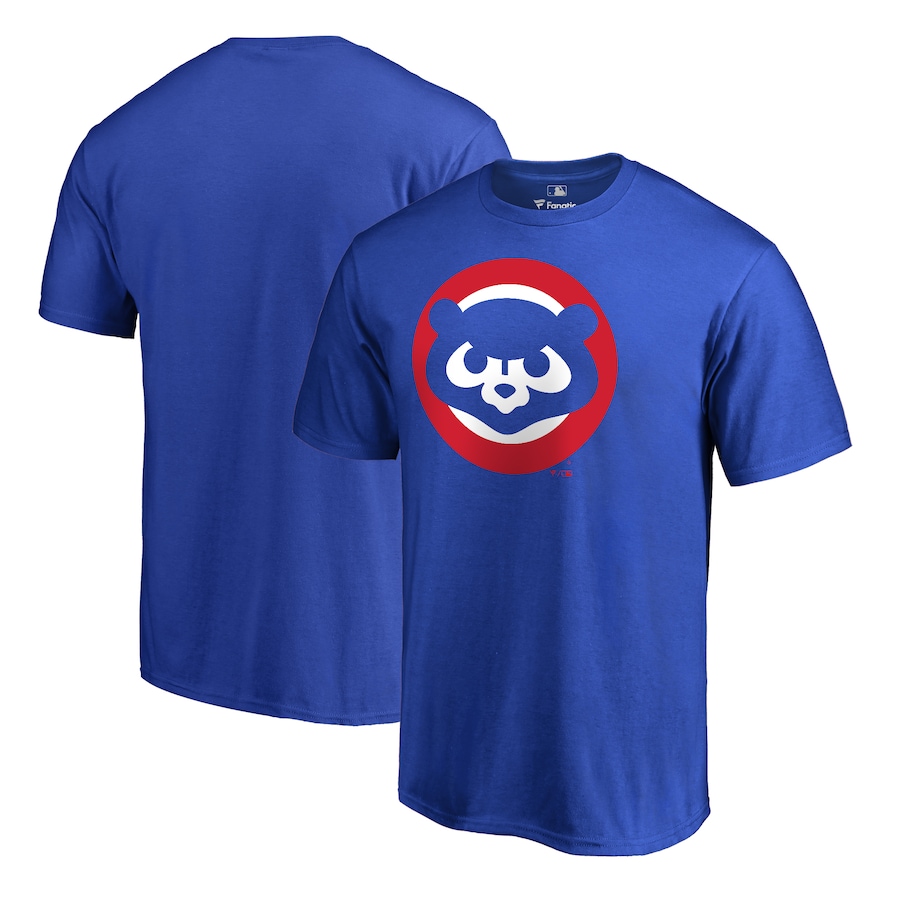 Men's Chicago Cubs Royal Huntington T-Shirt Men's Chicago Cubs Royal Huntington T-Shirt