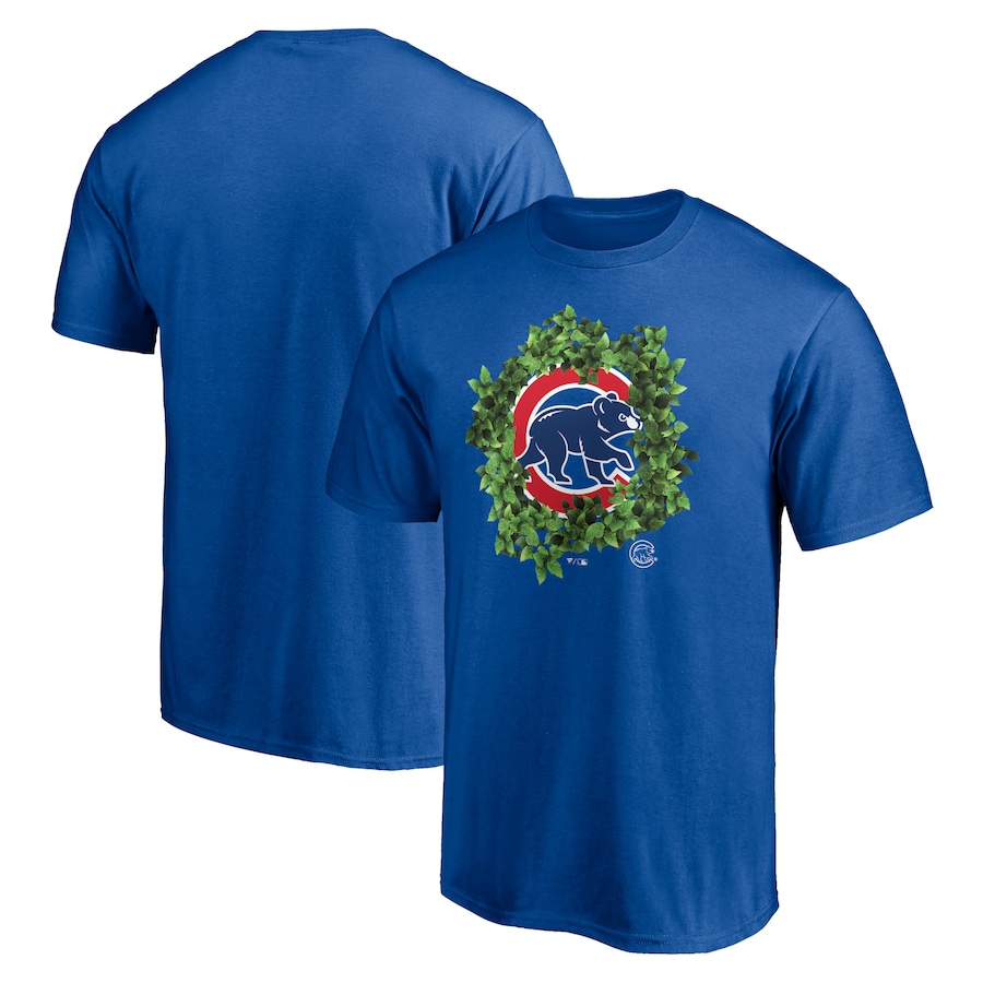 Men's Chicago Cubs Royal Team Logo Hometown T-Shirt Men's Chicago Cubs Royal Team Logo Hometown T-Shirt