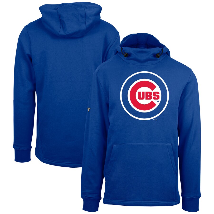 Men's Chicago Cubs Levelwear Royal Shift Sportswear Core Logo Pullover Hoodie Men's Chicago Cubs Levelwear Royal Shift Sportswear Core Logo Pullover Hoodie