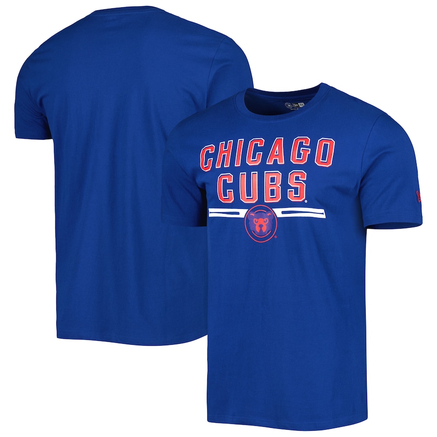 Men's Chicago Cubs New Era Royal Batting Practice T-Shirt Men's Chicago Cubs New Era Royal Batting Practice T-Shirt