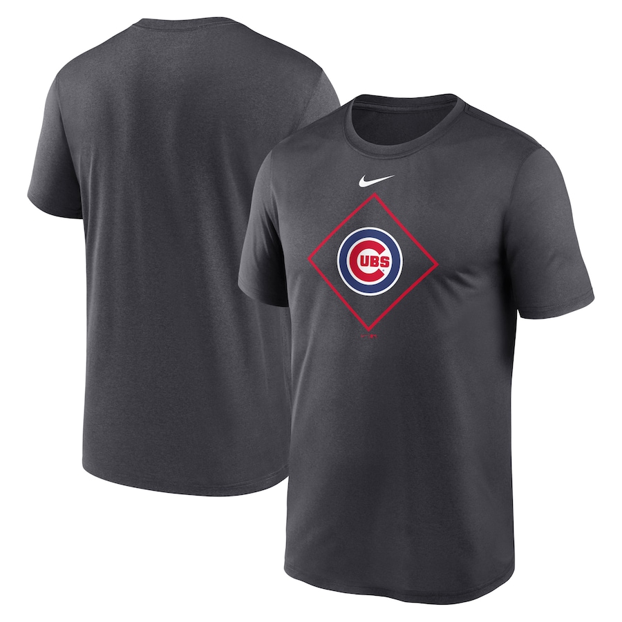 Men's Chicago Cubs Nike Anthracite Legend Icon Performance T-Shirt