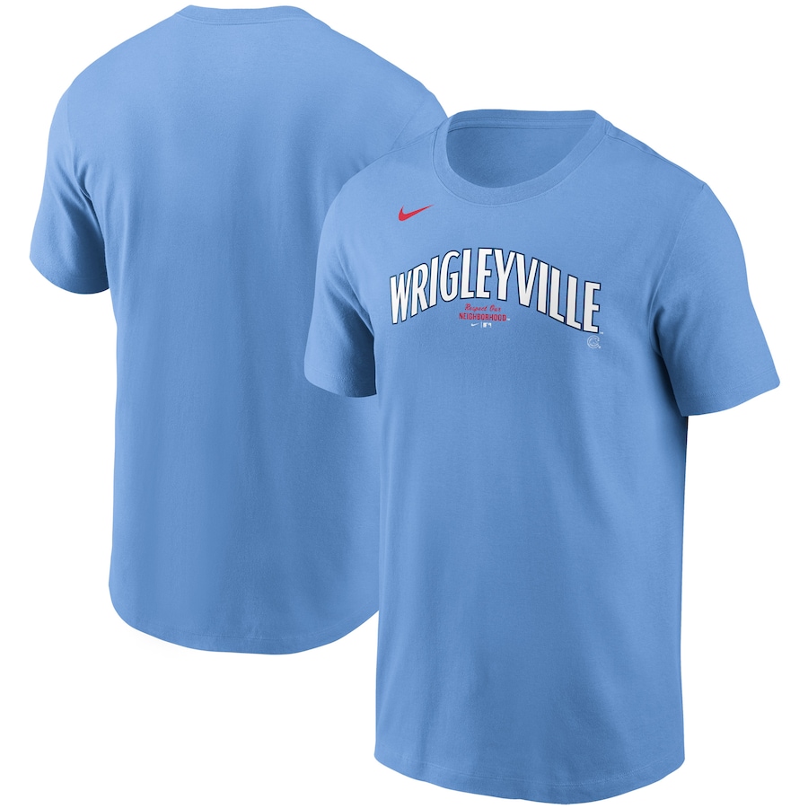 Men's Chicago Cubs Nike Light Blue Team City Connect Wordmark T-Shirt Men's Chicago Cubs Nike Light Blue Team City Connect Wordmark T-Shirt