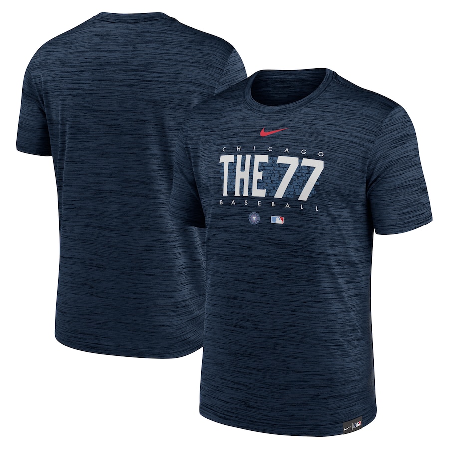 Men's Chicago Cubs Nike Navy City Connect Velocity Practice Performance T-Shirt Men's Chicago Cubs Nike Navy City Connect Velocity Practice Performance T-Shirt