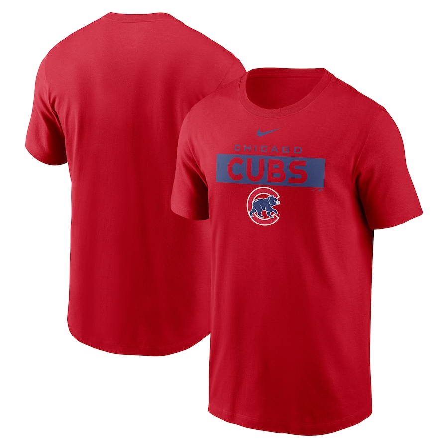 Men's Chicago Cubs Nike Red Team T-Shirt Men's Chicago Cubs Nike Red Team T-Shirt