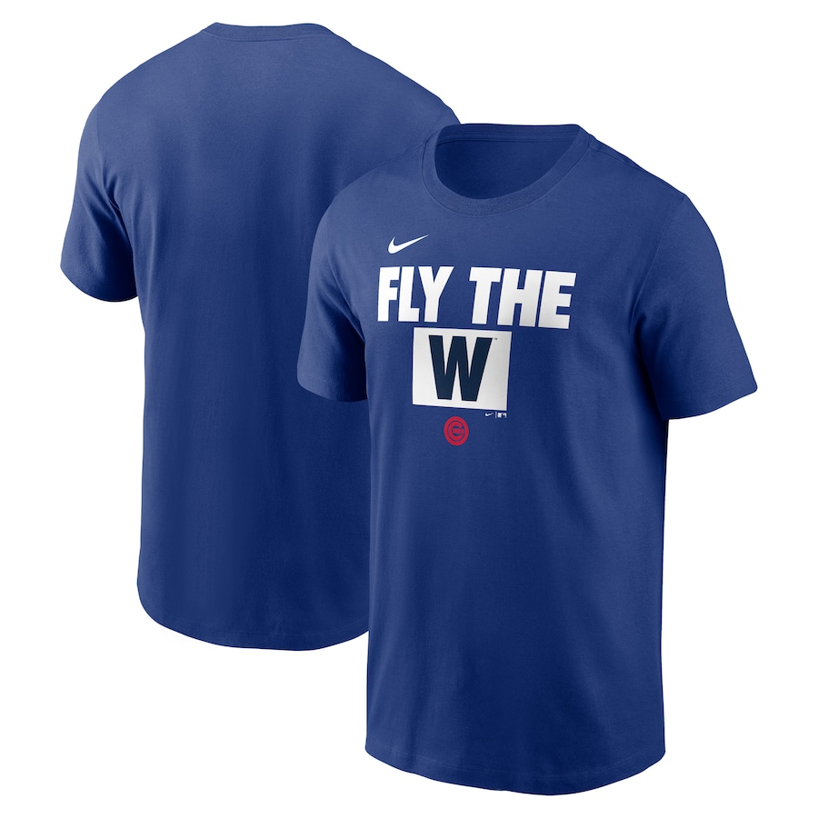 Men's Chicago Cubs Nike Royal Rally Rule T-Shirt Men's Chicago Cubs Nike Royal Rally Rule T-Shirt