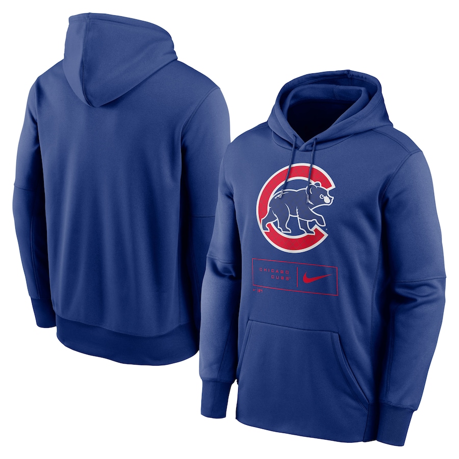 Men's Chicago Cubs Nike Royal Season Pattern Pullover Hoodie Men's Chicago Cubs Nike Royal Season Pattern Pullover Hoodie