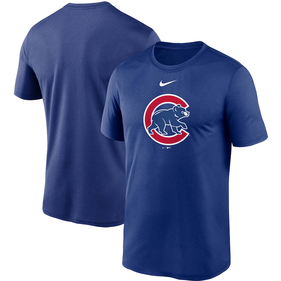 Men's Chicago Cubs Nike Royal Team Large Logo Legend Performance T-Shirt Men's Chicago Cubs Nike Royal Team Large Logo Legend Performance T-Shirt