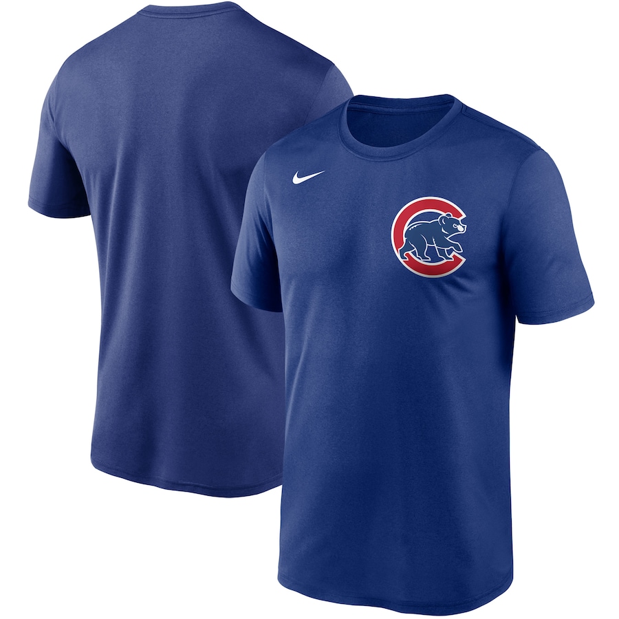 Men's Chicago Cubs Nike Royal Wordmark Legend T-Shirt Men's Chicago Cubs Nike Royal Wordmark Legend T-Shirt