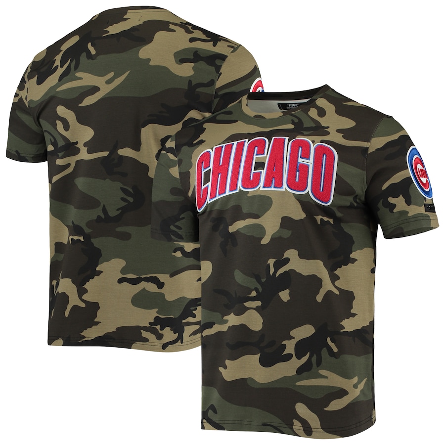 Men's Chicago Cubs Pro Standard Camo Team T-Shirt Men's Chicago Cubs Pro Standard Camo Team T-Shirt