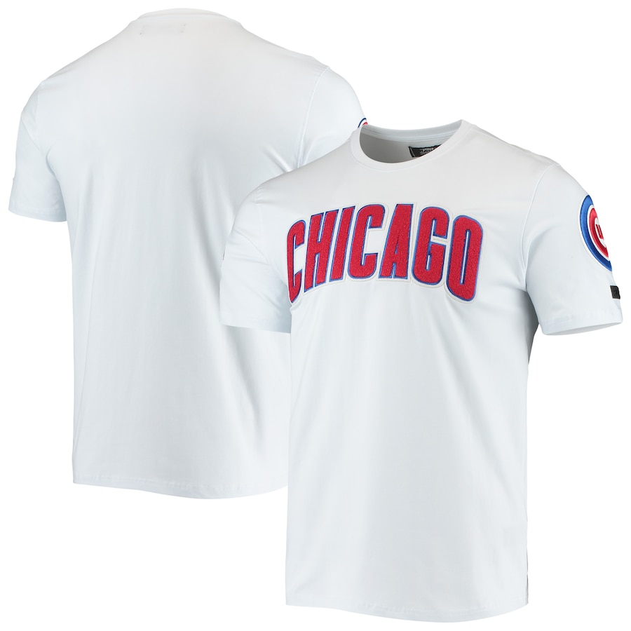 Men's Chicago Cubs Pro Standard White Team Logo T-Shirt Men's Chicago Cubs Pro Standard White Team Logo T-Shirt