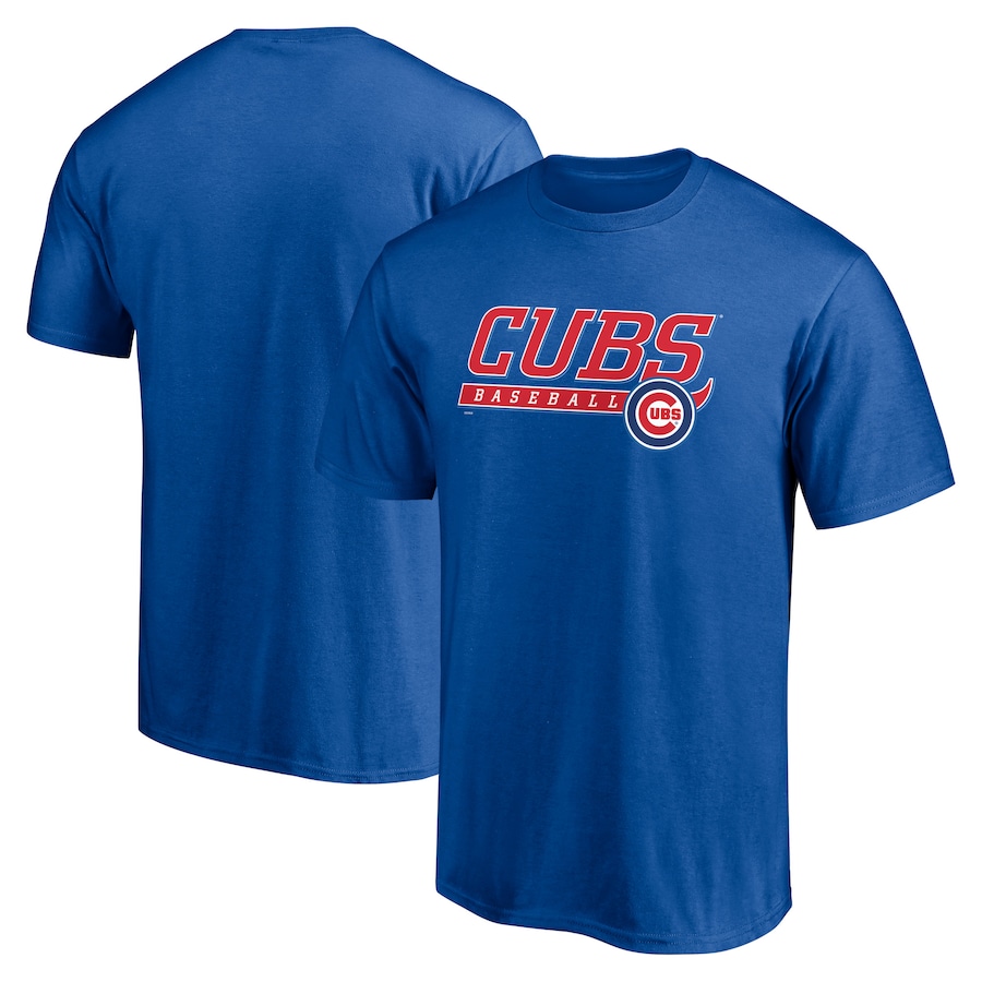 Men's Chicago Cubs Royal Take the Lead T-Shirt Men's Chicago Cubs Royal Take the Lead T-Shirt
