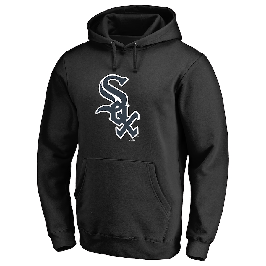 Men's Chicago White Sox Black Taylor Pullover Hoodie Men's Chicago White Sox Black Taylor Pullover Hoodie
