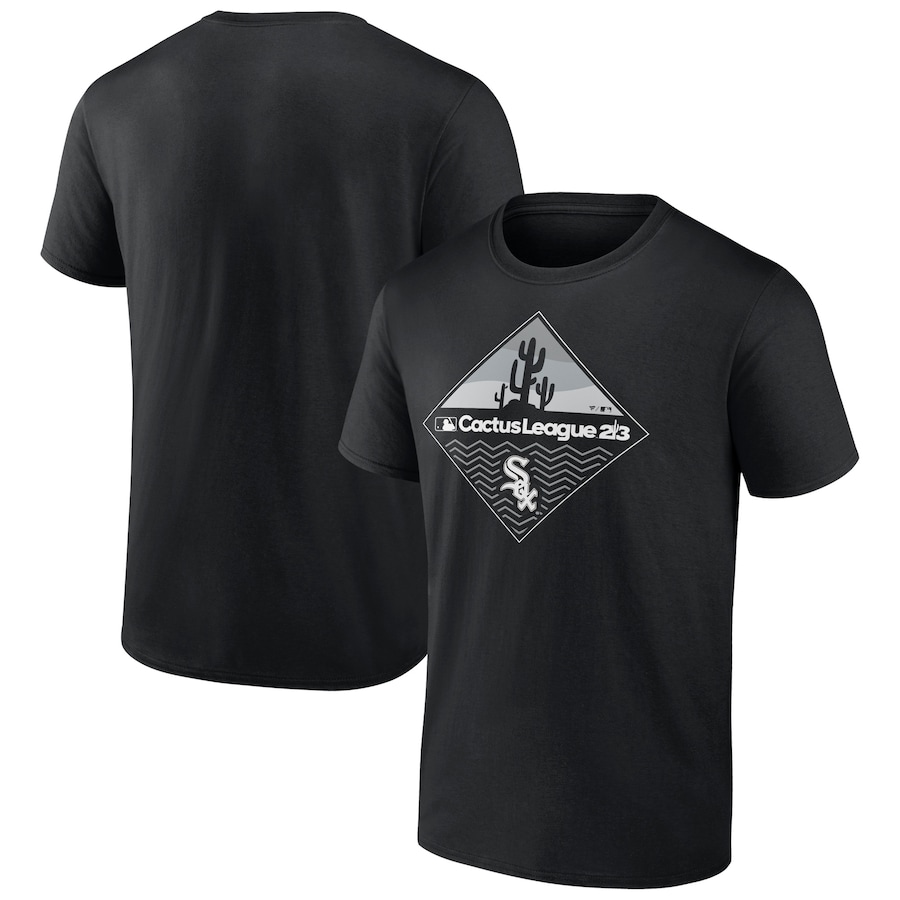Men's Chicago White Sox Black 2023 MLB Spring Training Diamond T-Shirt