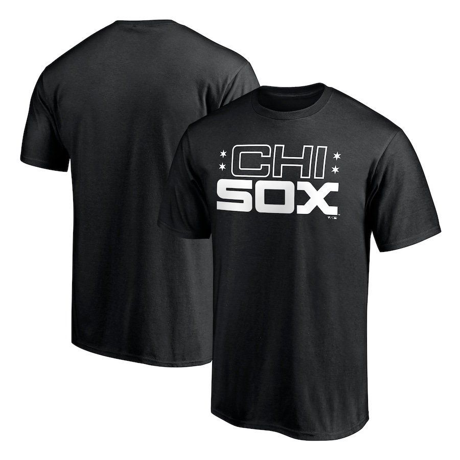 Men's Chicago White Sox Black Chi Sox T-Shirt