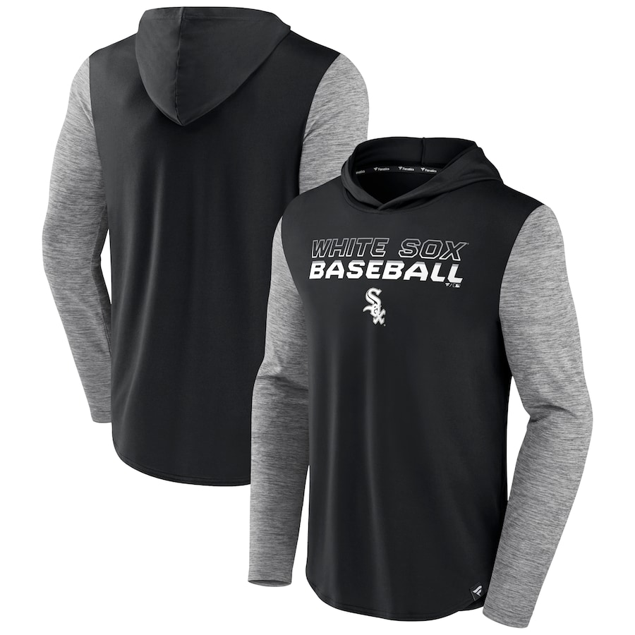 Men's Chicago White Sox Black Future Talent Transitional Pullover Hoodie