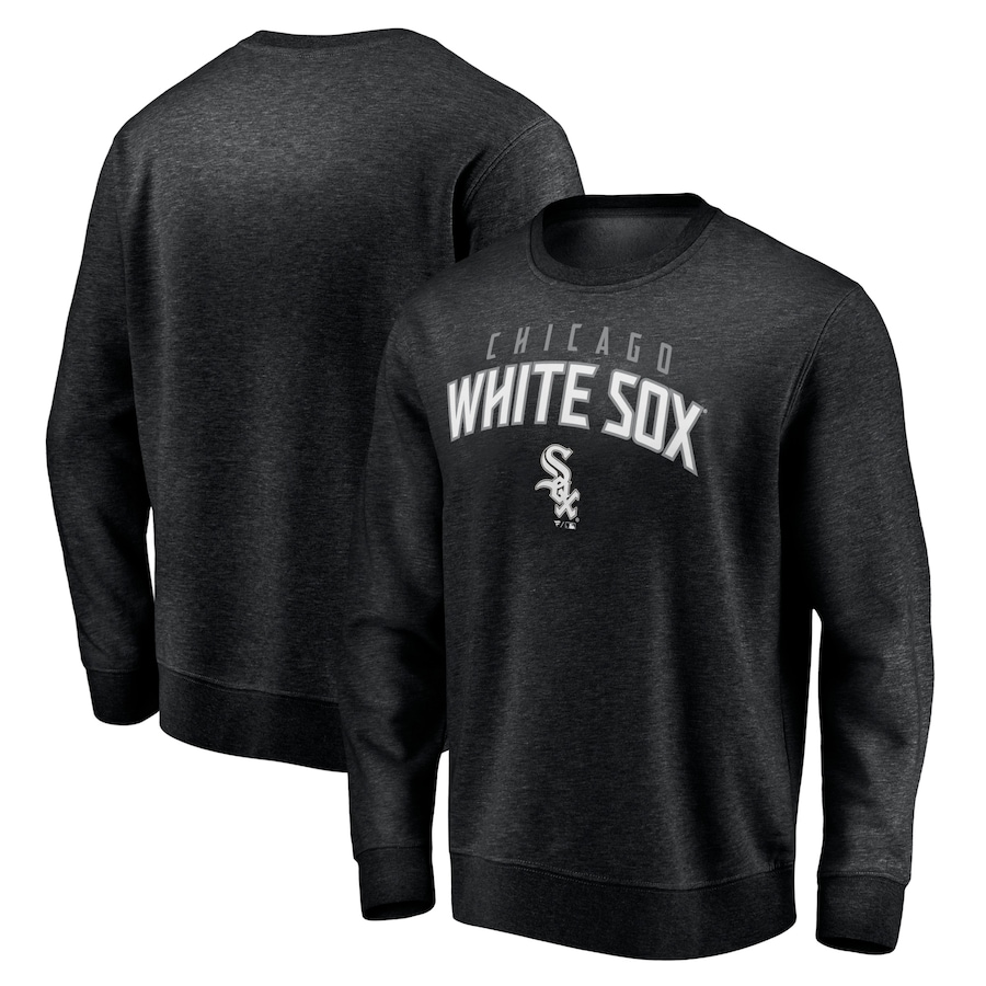 Men's Chicago White Sox Black Gametime Arch Pullover Sweatshirt Men's Chicago White Sox Black Gametime Arch Pullover Sweatshirt