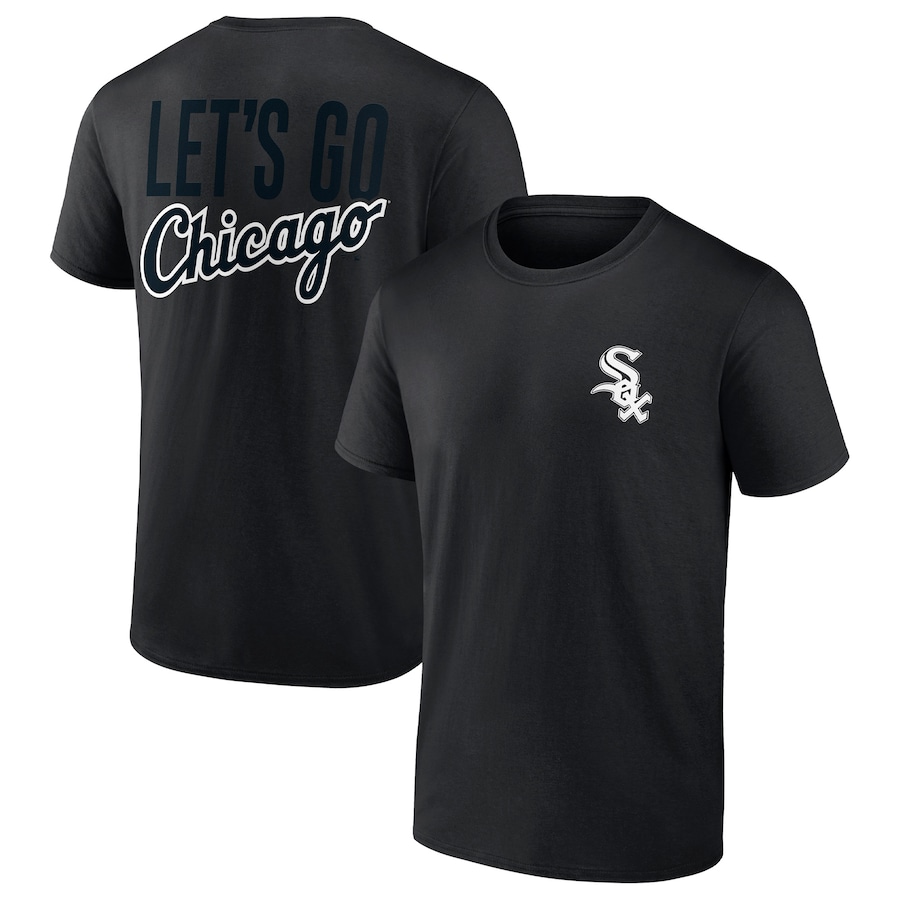 Men's Chicago White Sox Black In It To Win It T-Shirt Men's Chicago White Sox Black In It To Win It T-Shirt