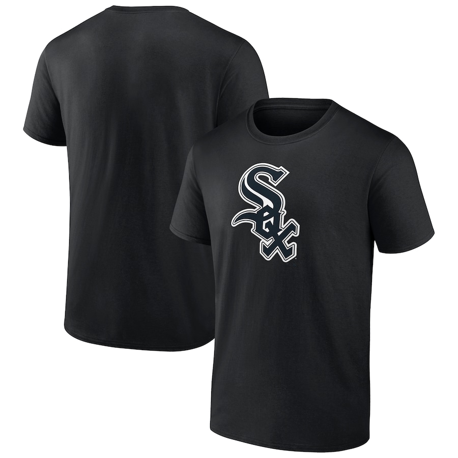 Men's Chicago White Sox Black Rough Diamond T-Shirt