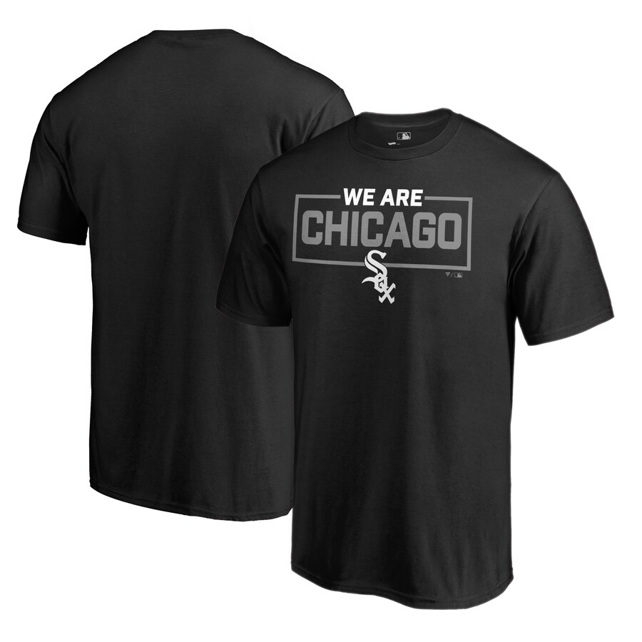 Men's Chicago White Sox Black We Are Icon T-Shirt