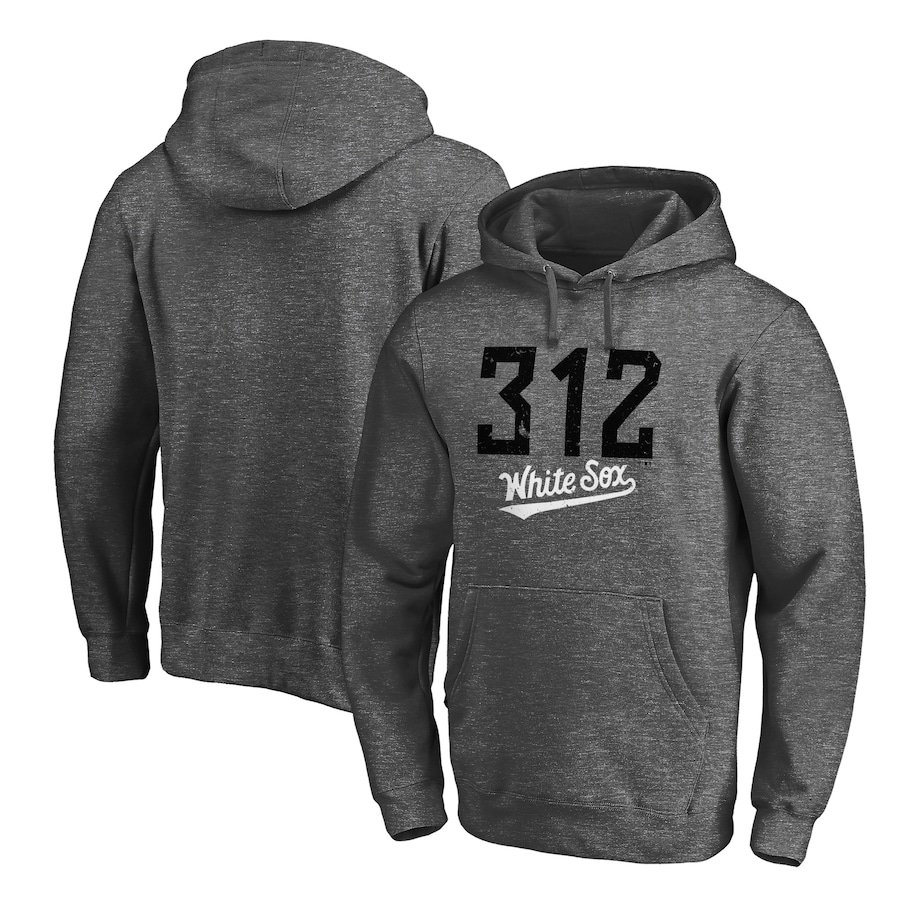 Men's Chicago White Sox Charcoal Team Hometown Collection The 312 Pullover Hoodie Men's Chicago White Sox Charcoal Team Hometown Collection The 312 Pullover Hoodie