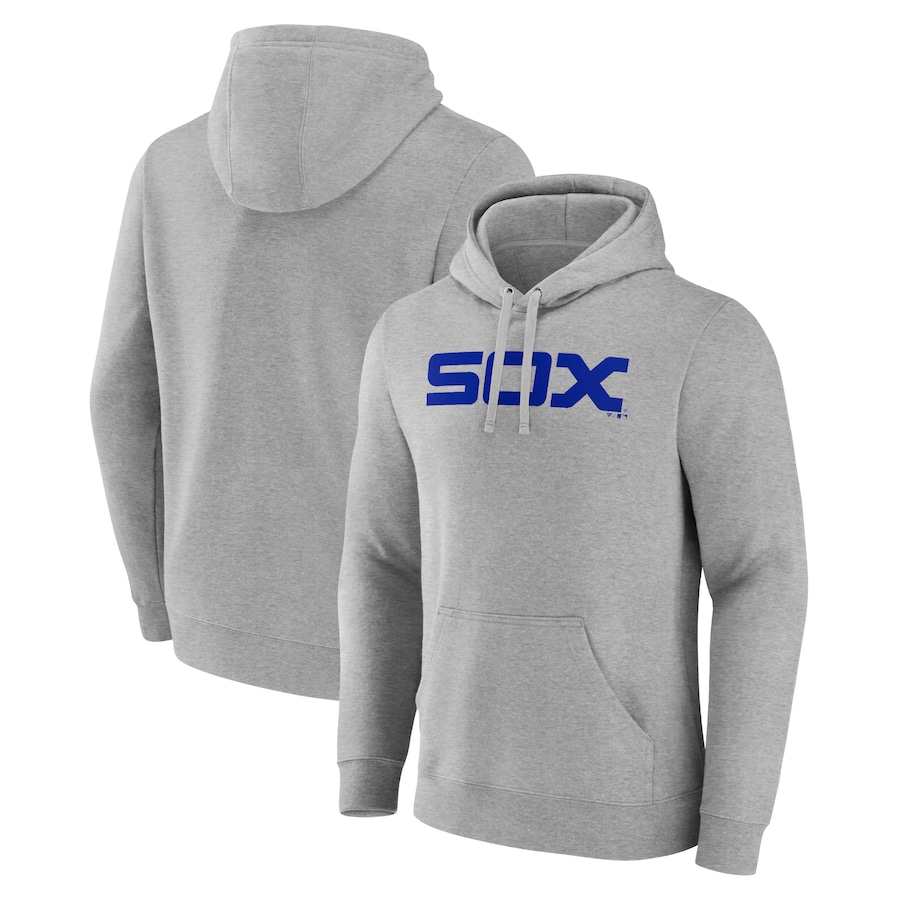 Men's Chicago White Sox Gray Wahconah Pullover Hoodie Men's Chicago White Sox Gray Wahconah Pullover Hoodie