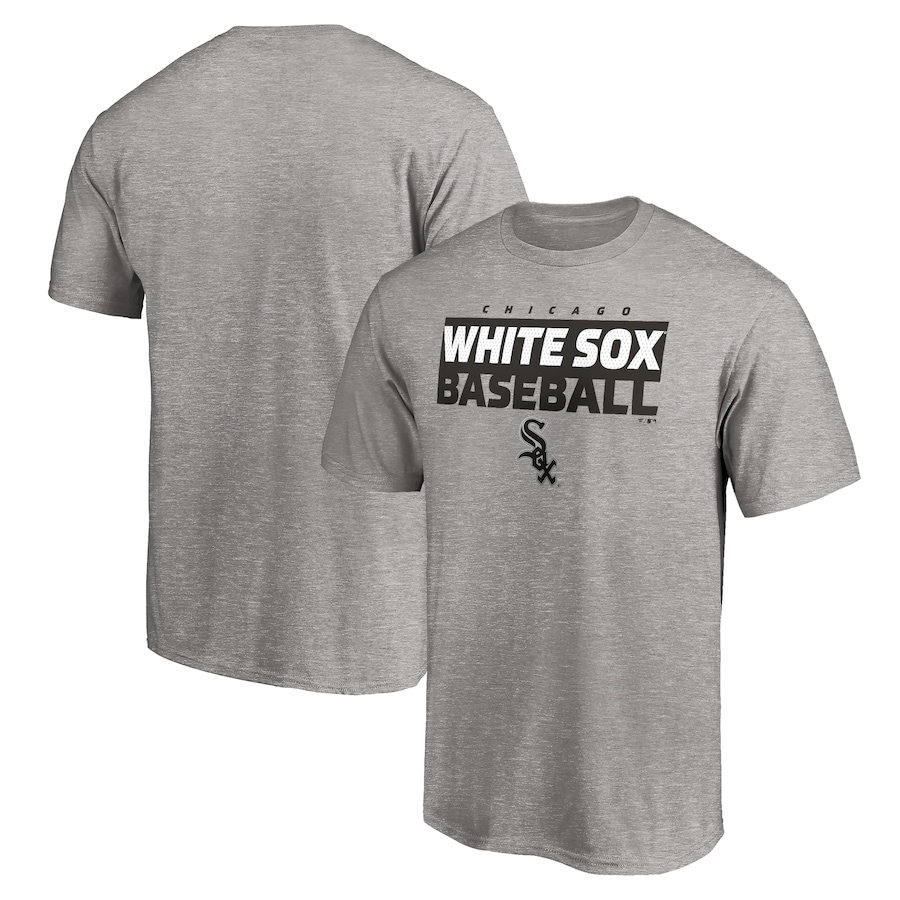 Men's Chicago White Sox Heather Gray Gain Ground T-Shirt Men's Chicago White Sox Heather Gray Gain Ground T-Shirt