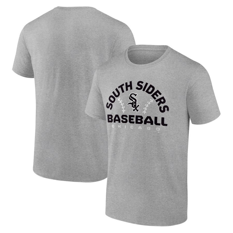 Men's Chicago White Sox Heather Gray Team Go For Two T-Shirt