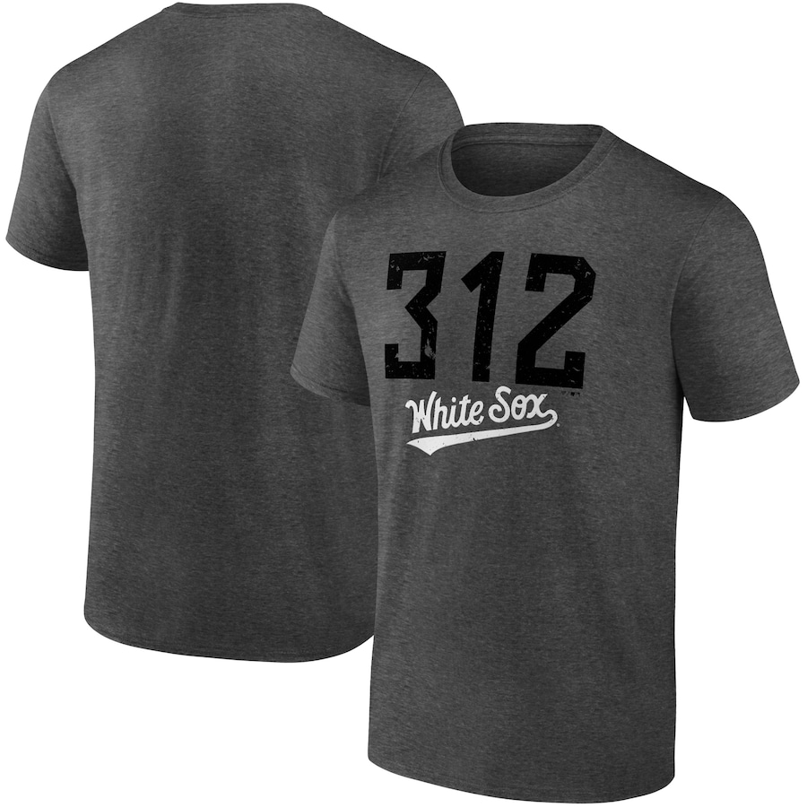 Men's Chicago White Sox Heathered Charcoal Hometown Collection The 312 T-Shirt Men's Chicago White Sox Heathered Charcoal Hometown Collection The 312 T-Shirt