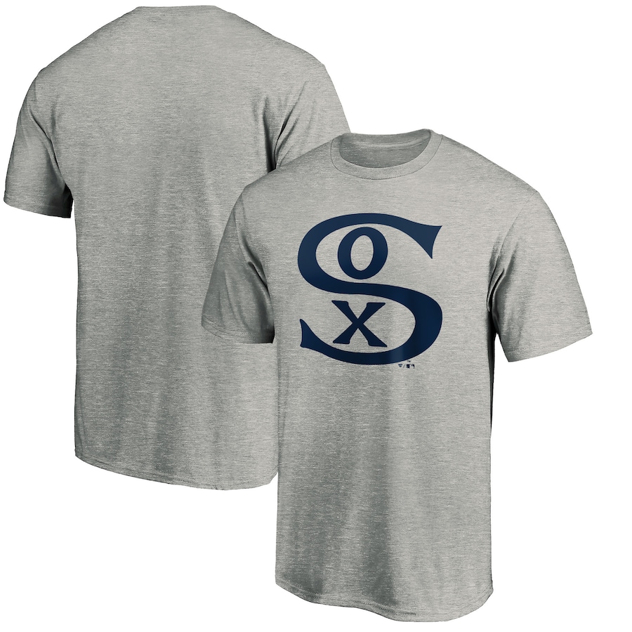 Men's Chicago White Sox Heathered Gray Cooperstown Collection Forbes Team T-Shirt Men's Chicago White Sox Heathered Gray Cooperstown Collection Forbes Team T-Shirt