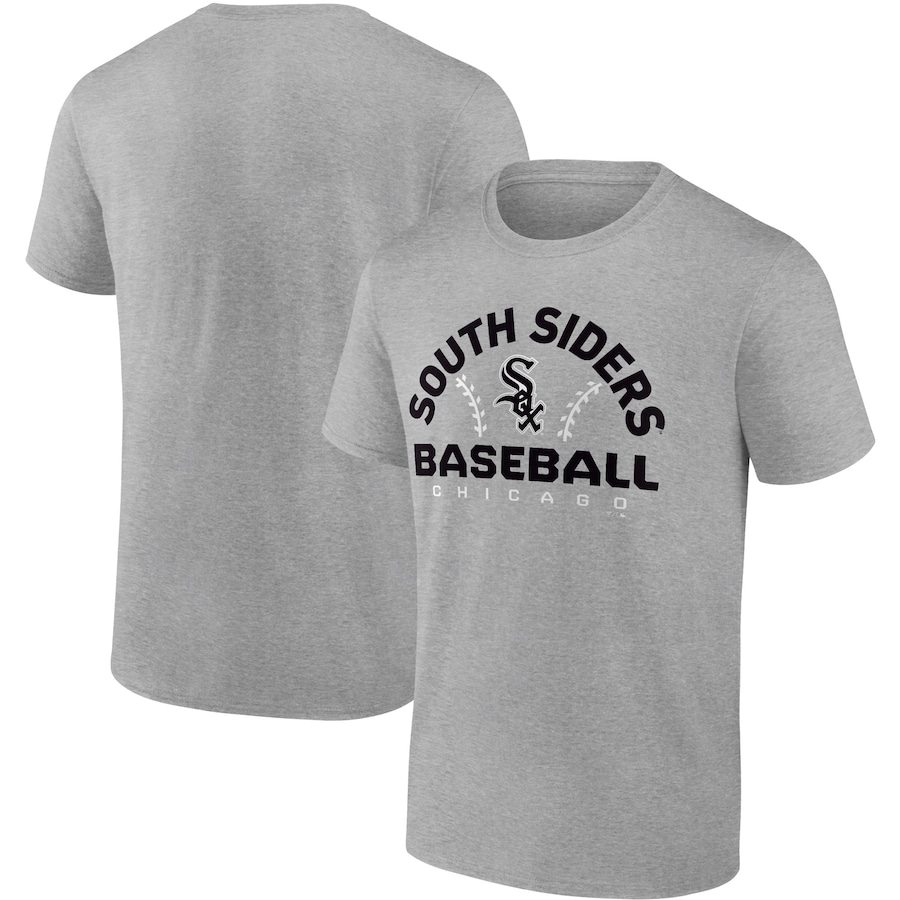Men's Chicago White Sox Heathered Gray Iconic Go for Two T-Shirt