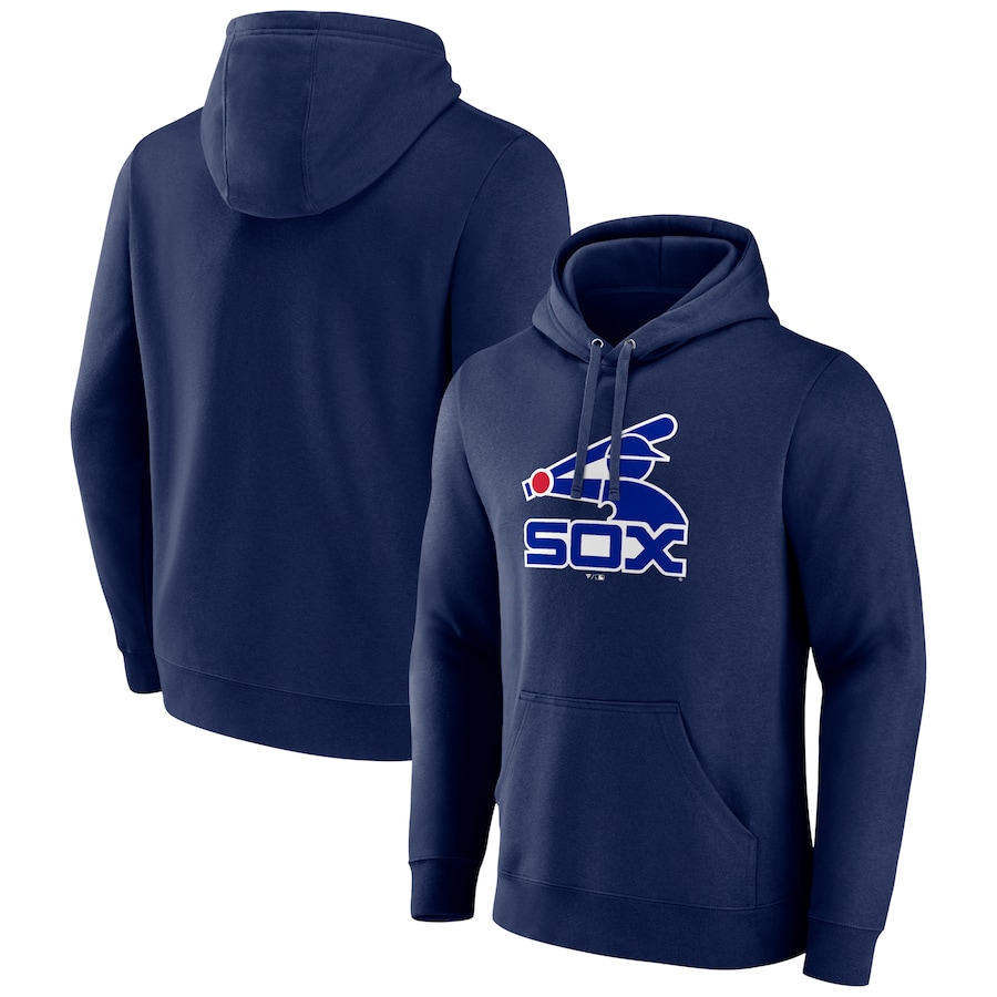 Men's Chicago White Sox Navy Cooperstown Collection Pullover Hoodie Men's Chicago White Sox Navy Cooperstown Collection Pullover Hoodie
