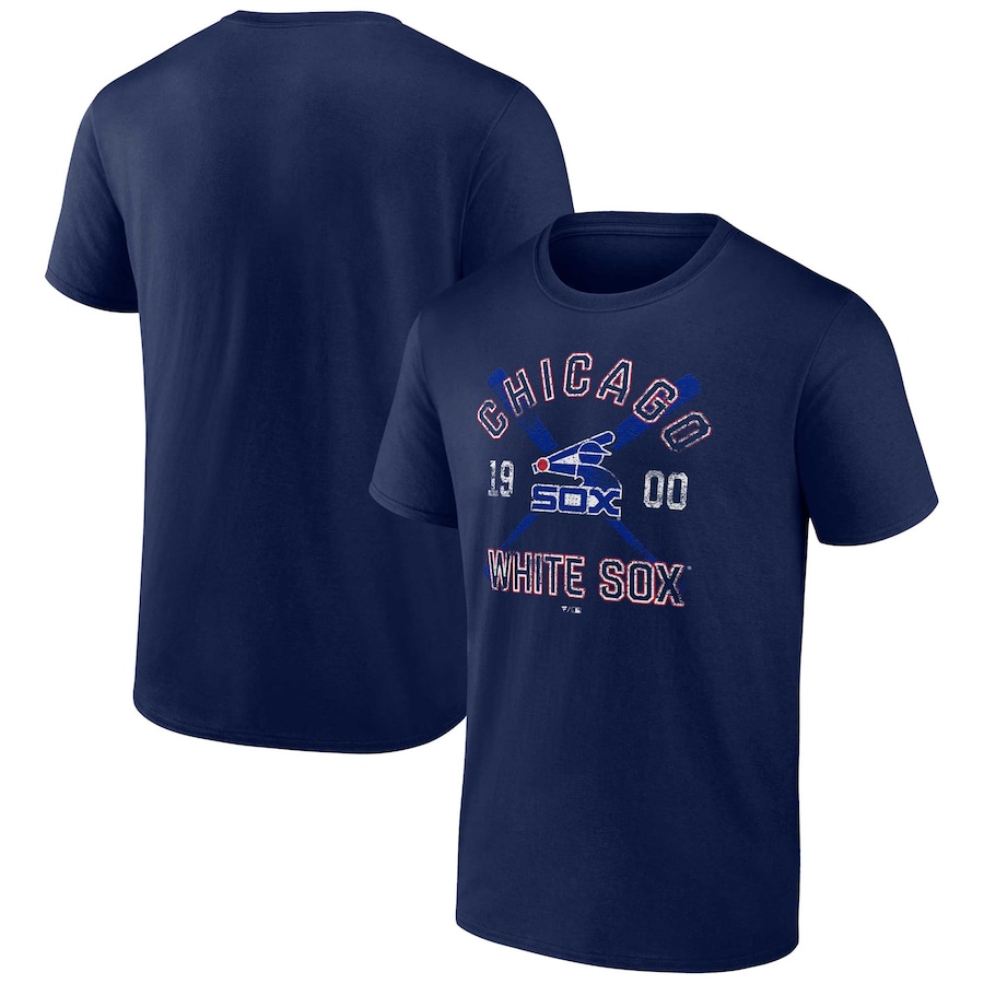 Men's Chicago White Sox Navy Second Wind T-Shirt Men's Chicago White Sox Navy Second Wind T-Shirt