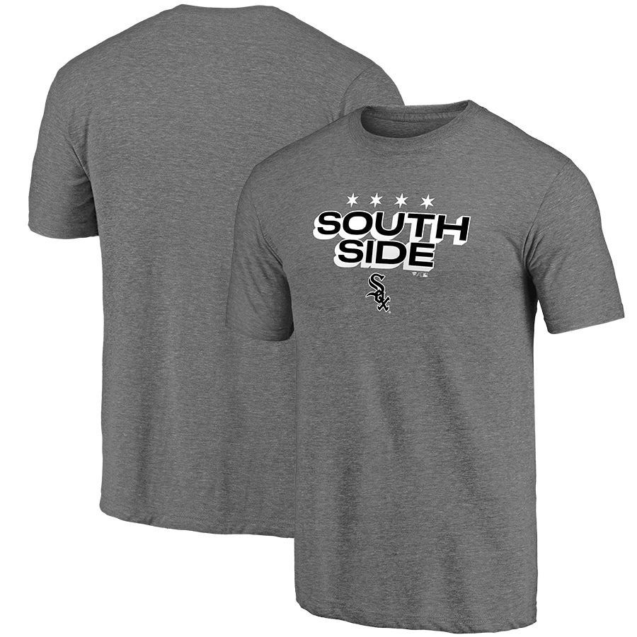 Men's Chicago White Sox Gray Local Tri-Blend T-Shirt Men's Chicago White Sox Gray Local Tri-Blend T-Shirt