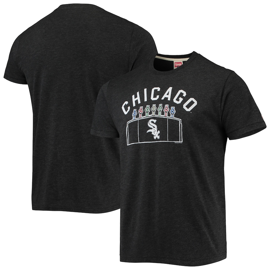 Men's Chicago White Sox Homage Charcoal Team Hyper Local Tri-Blend T-Shirt Men's Chicago White Sox Homage Charcoal Team Hyper Local Tri-Blend T-Shirt
