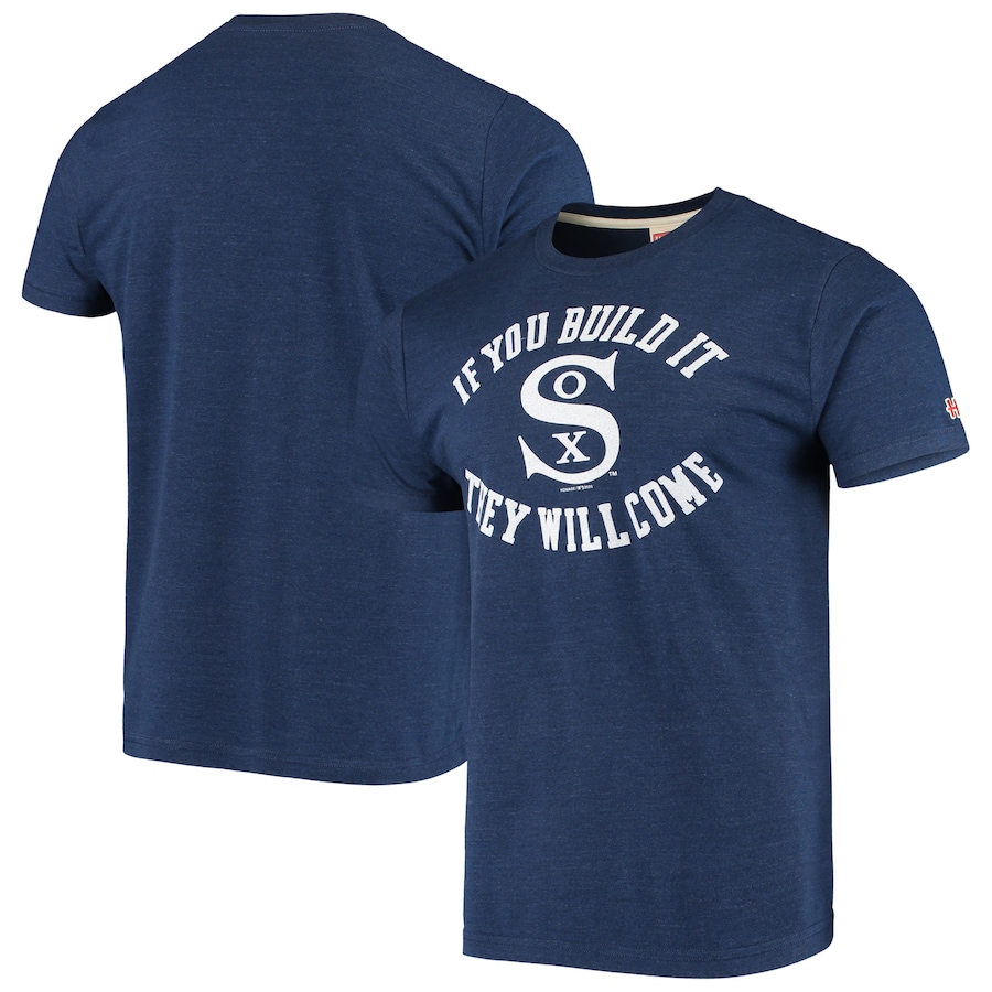 Men's Chicago White Sox Navy Hyperlocal Tri-Blend T-Shirt Men's Chicago White Sox Navy Hyperlocal Tri-Blend T-Shirt