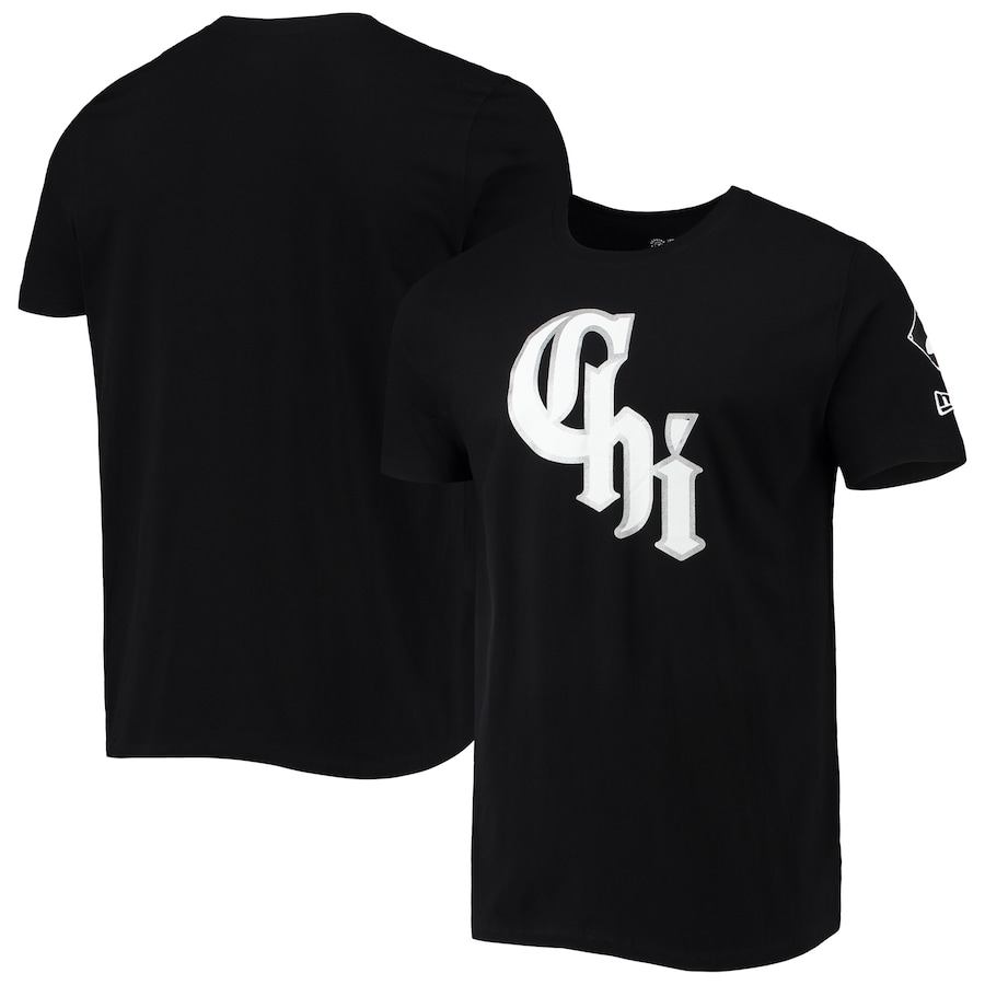 Men's Chicago White Sox New Era Black City Connect T-Shirt Men's Chicago White Sox New Era Black City Connect T-Shirt