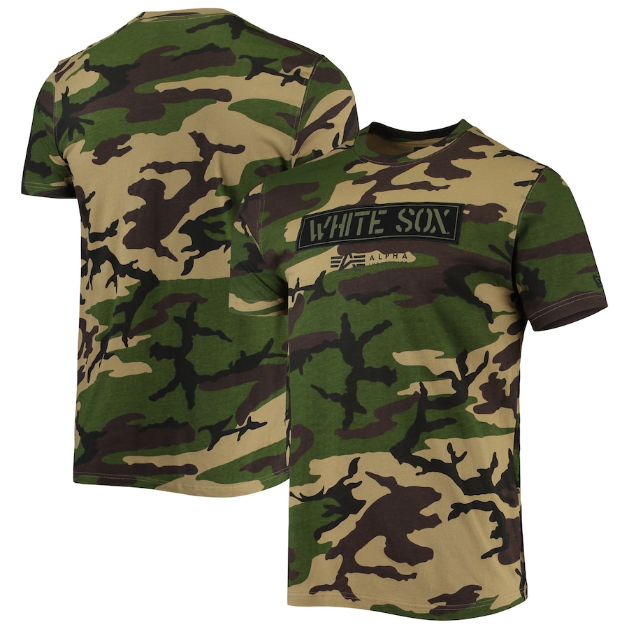 Men's Chicago White Sox New Era Camo Club T-Shirt Men's Chicago White Sox New Era Camo Club T-Shirt
