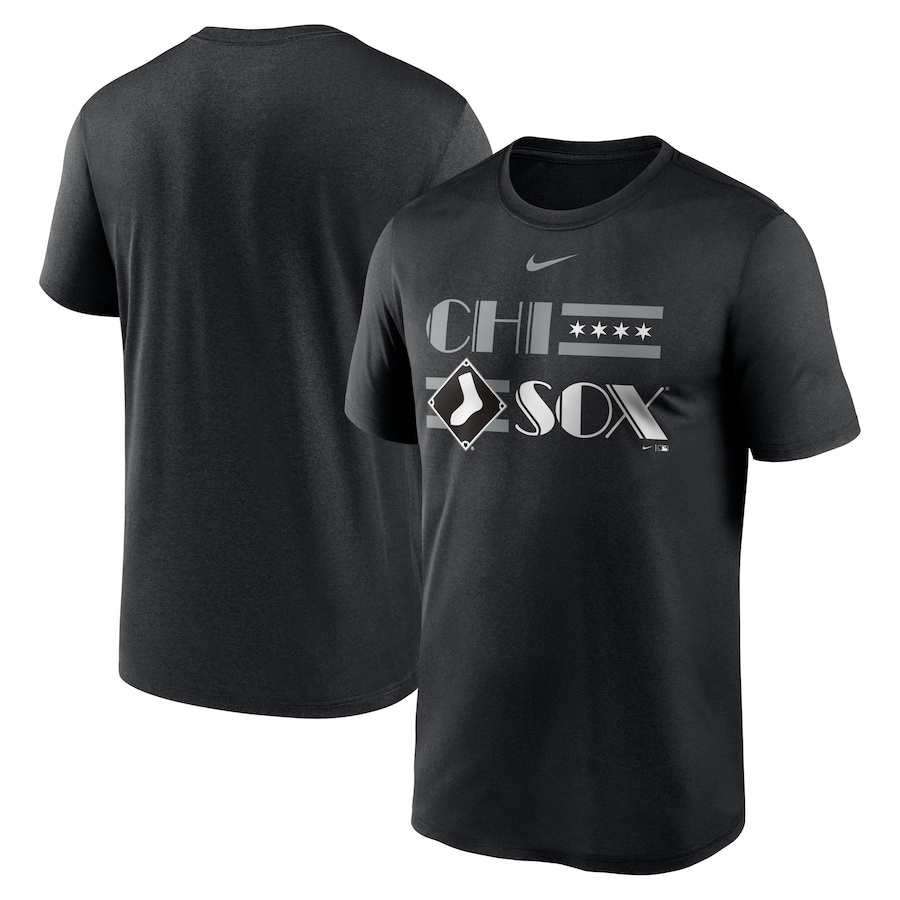 Men's Chicago White Sox Nike Black Local Club Rep Performance T-Shirt Men's Chicago White Sox Nike Black Local Club Rep Performance T-Shirt