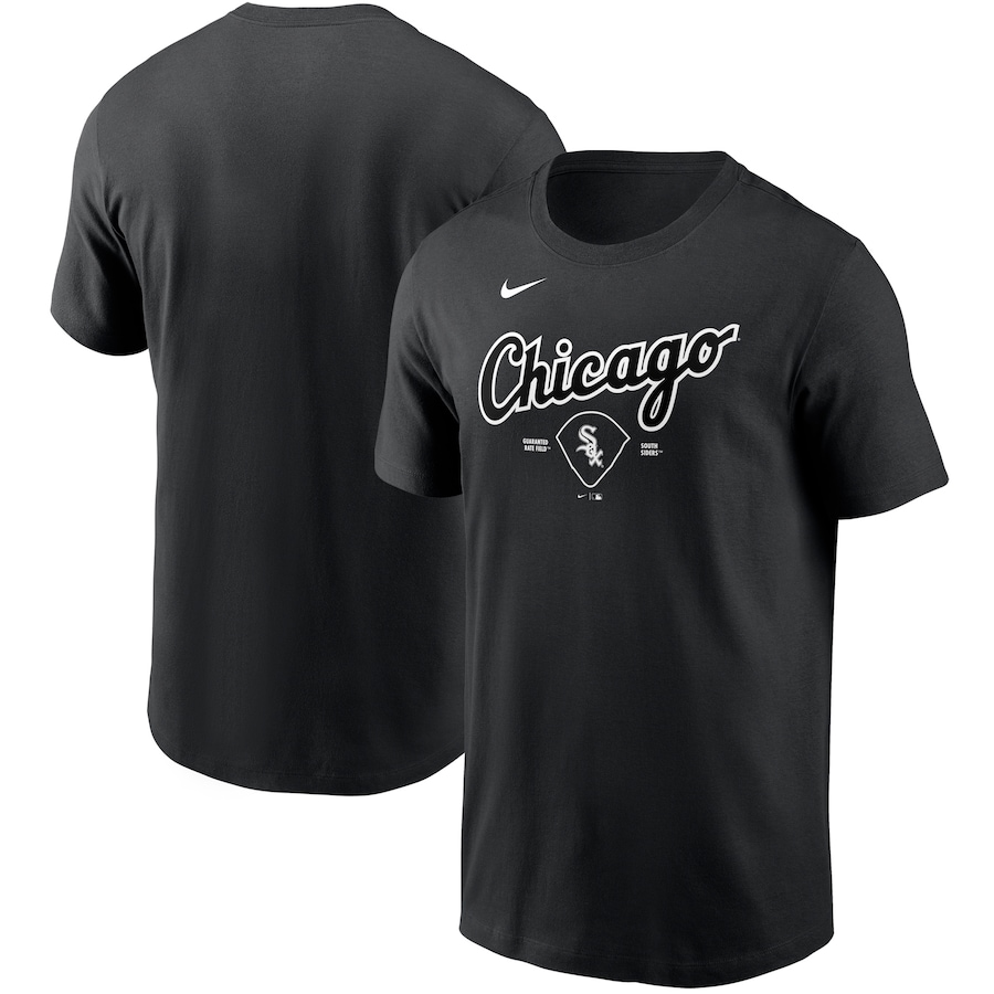 Men's Chicago White Sox Nike Black Local Territory T-Shirt Men's Chicago White Sox Nike Black Local Territory T-Shirt