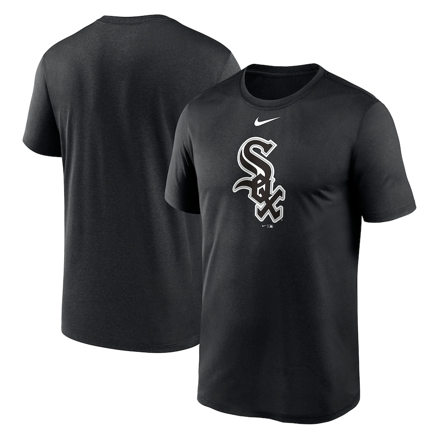 Men's Chicago White Sox Nike Black New Legend Logo T-Shirt Men's Chicago White Sox Nike Black New Legend Logo T-Shirt