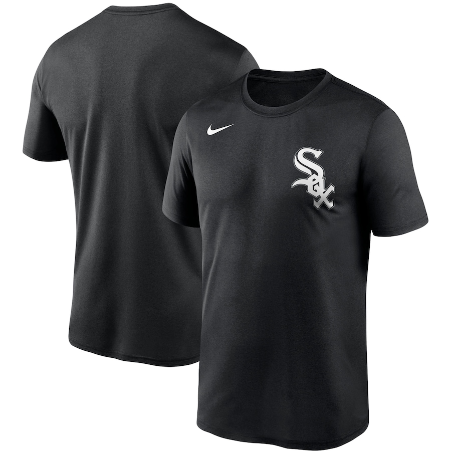 Men's Chicago White Sox Nike Black Wordmark Legend T-Shirt Men's Chicago White Sox Nike Black Wordmark Legend T-Shirt