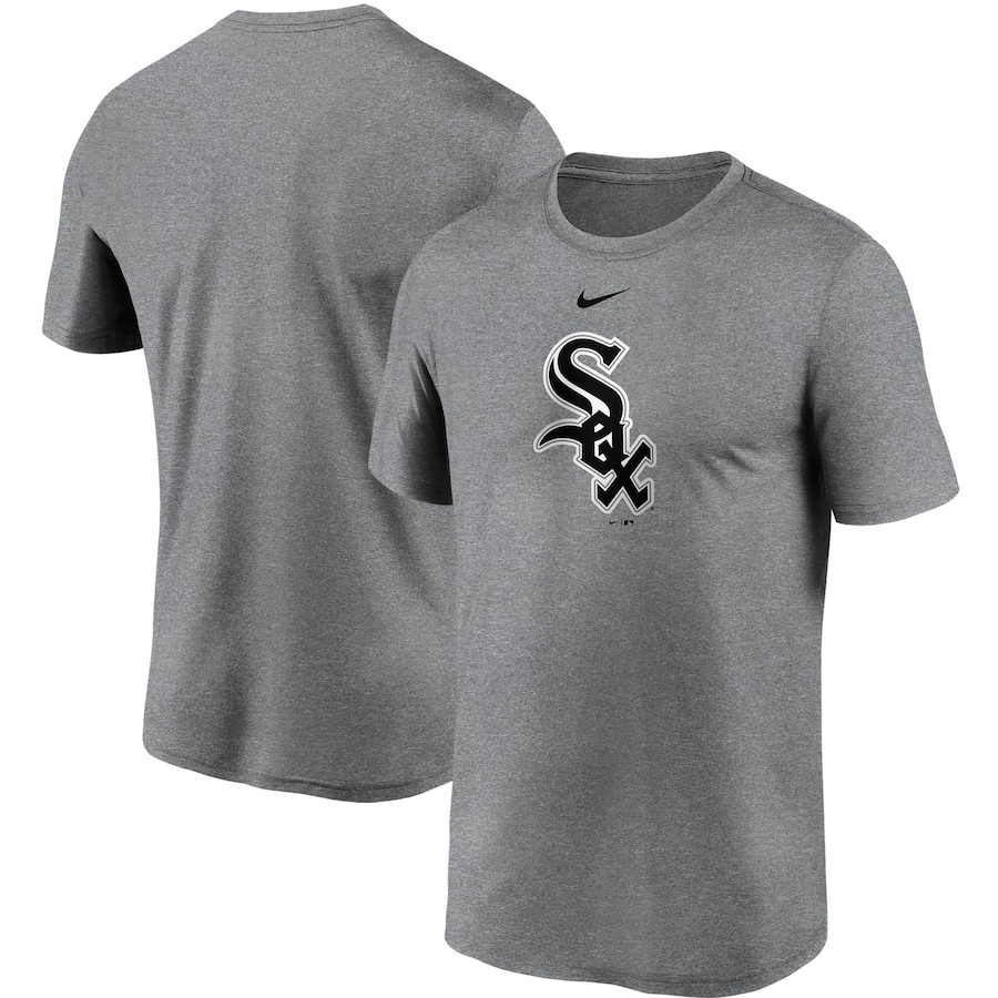 Men's Chicago White Sox Nike Gray Large Logo Legend Performance T-Shirt Men's Chicago White Sox Nike Gray Large Logo Legend Performance T-Shirt