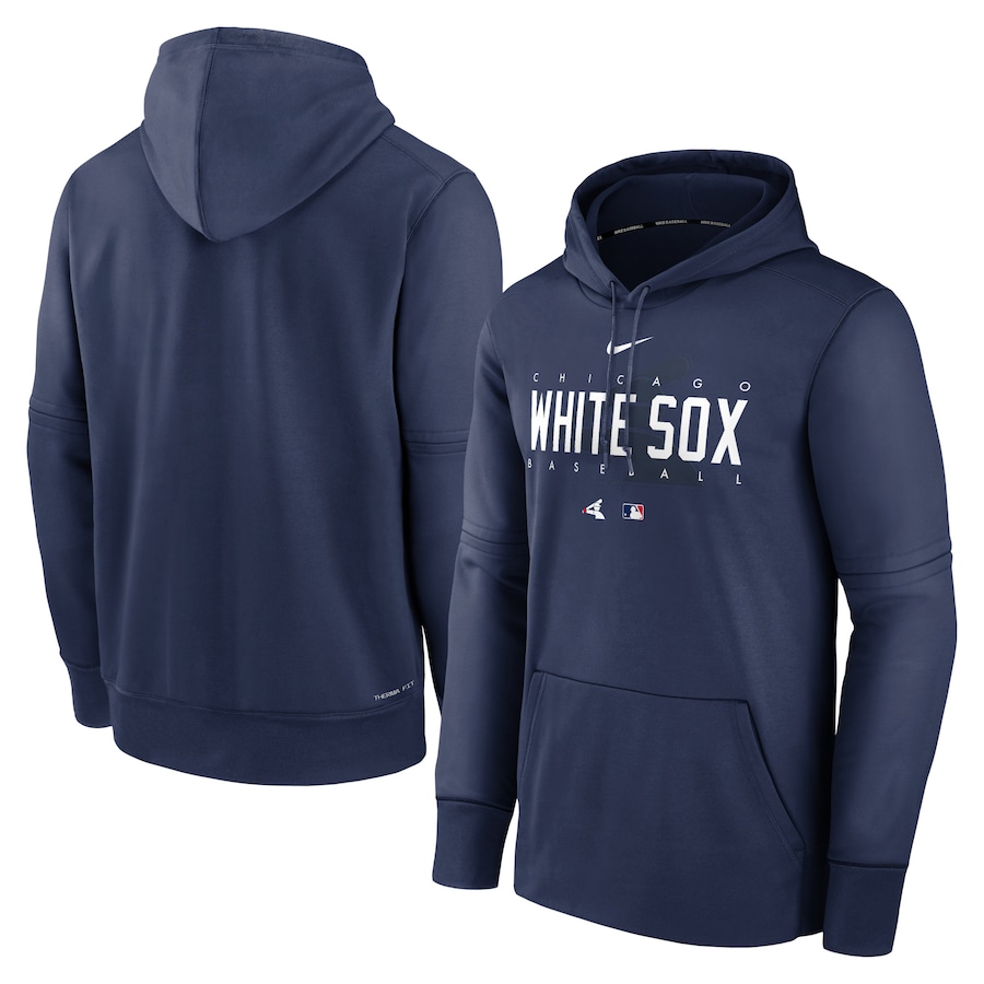 Men's Chicago White Sox Nike Navy Authentic Collection Pregame Performance Pullover Hoodie Men's Chicago White Sox Nike Navy Authentic Collection Pregame Performance Pullover Hoodie