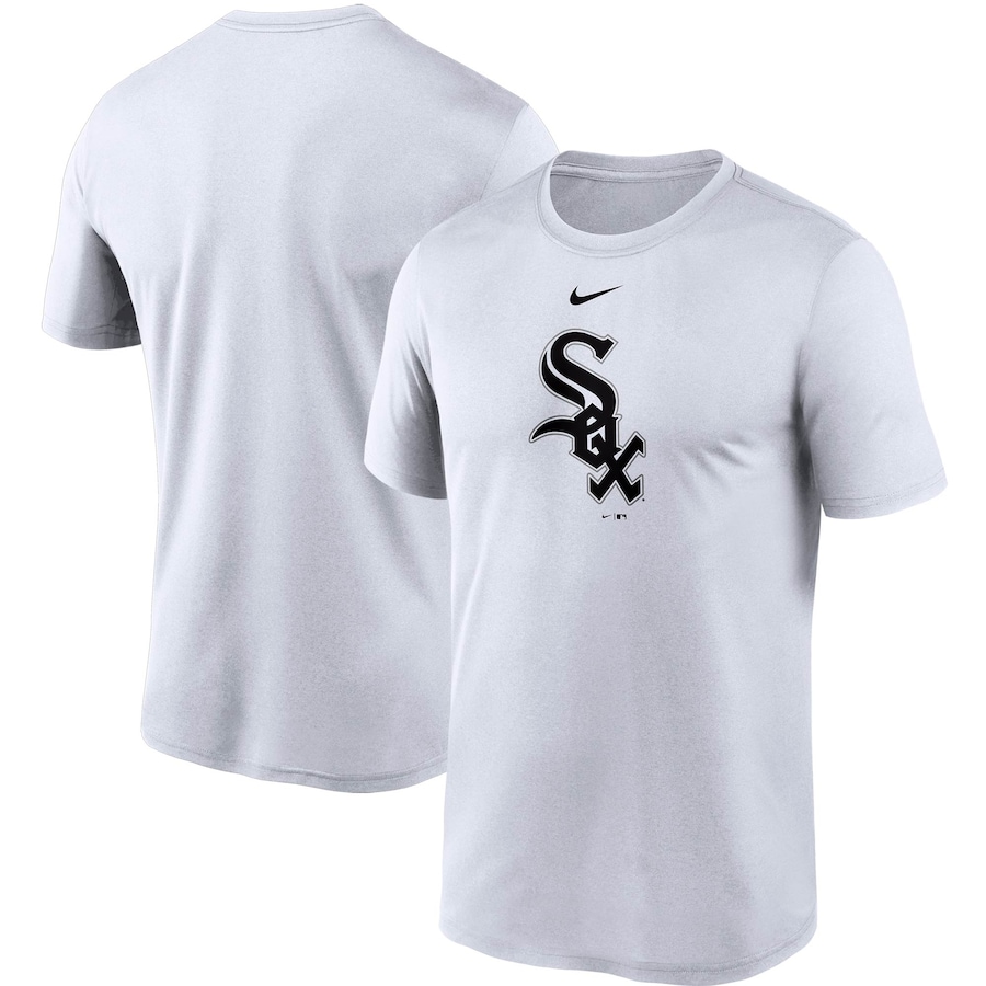 Men's Chicago White Sox Nike White Large Logo Legend Performance T-Shirt Men's Chicago White Sox Nike White Large Logo Legend Performance T-Shirt