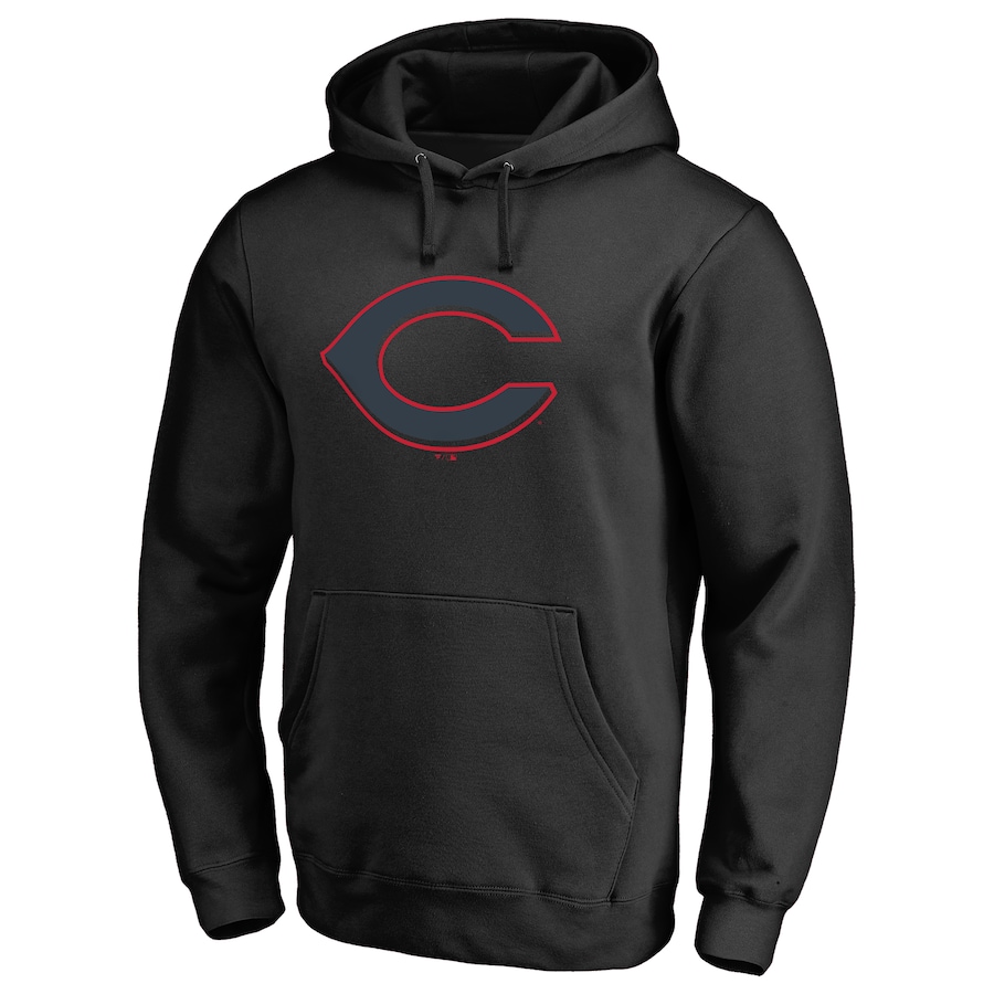 Men's Cincinnati Reds Black Taylor Pullover Hoodie
